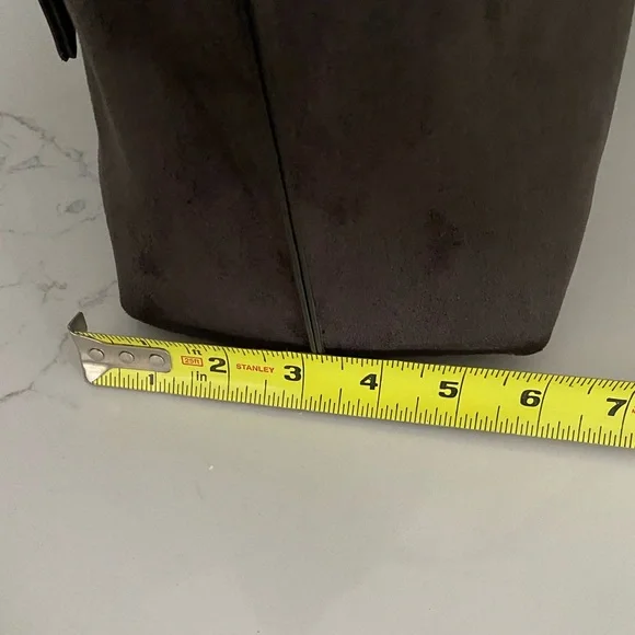 🆕 House of Harlow 1960 Brown faux Suede Luxe Tote & Wristlet Shoulder Bag Set - Picture 11 of 15